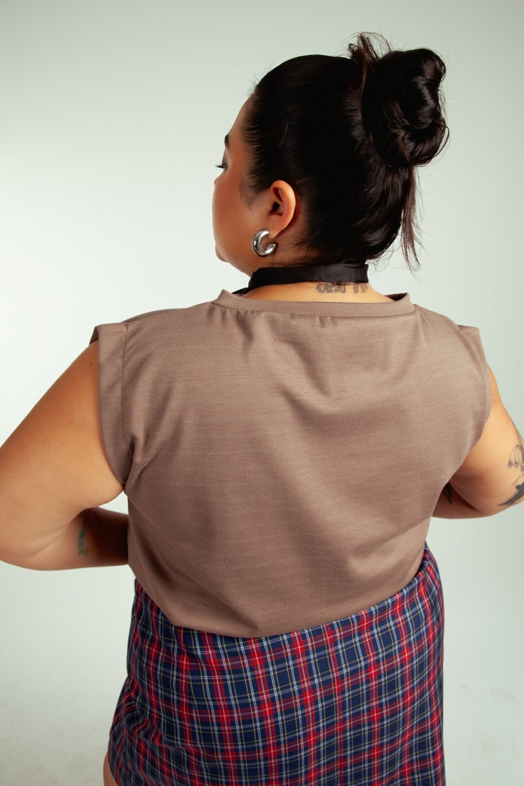 Polera Bote Taupé