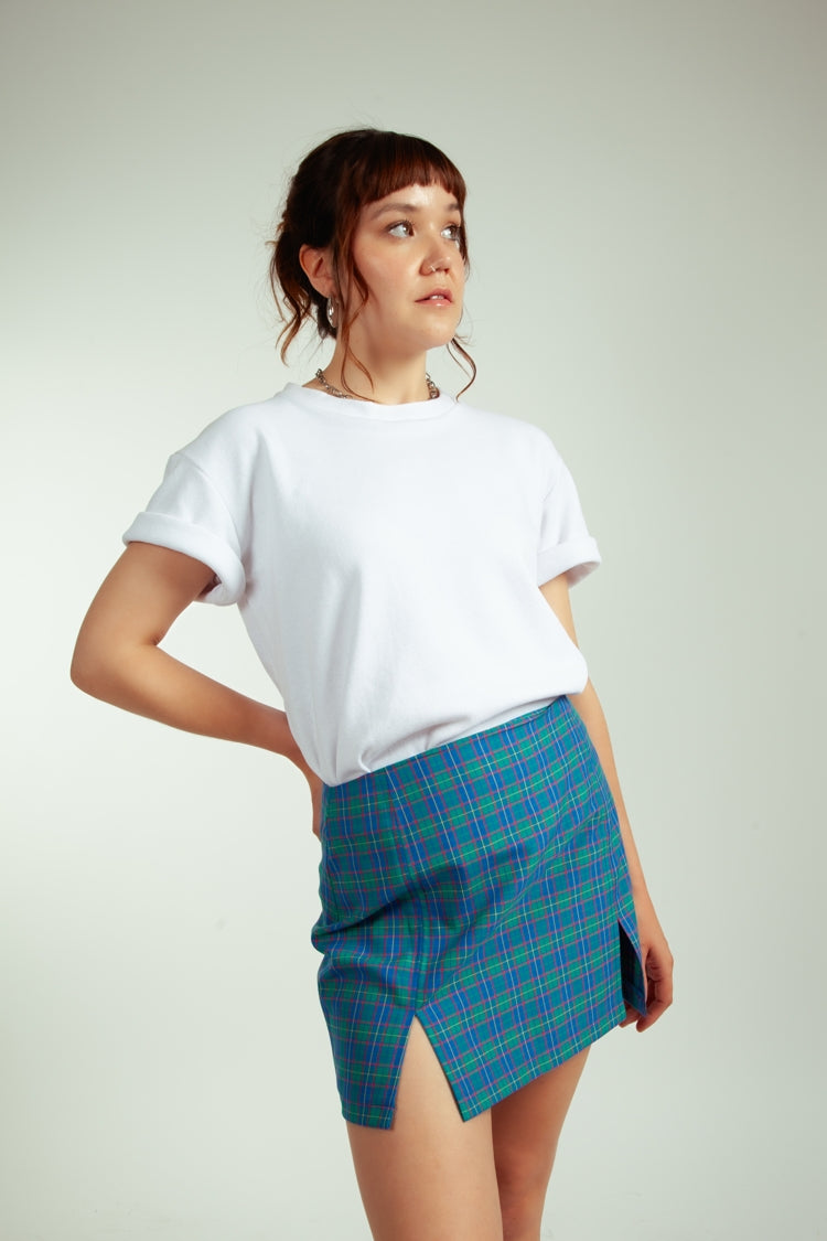 Falda Francisca Cuadrille Esmeralda