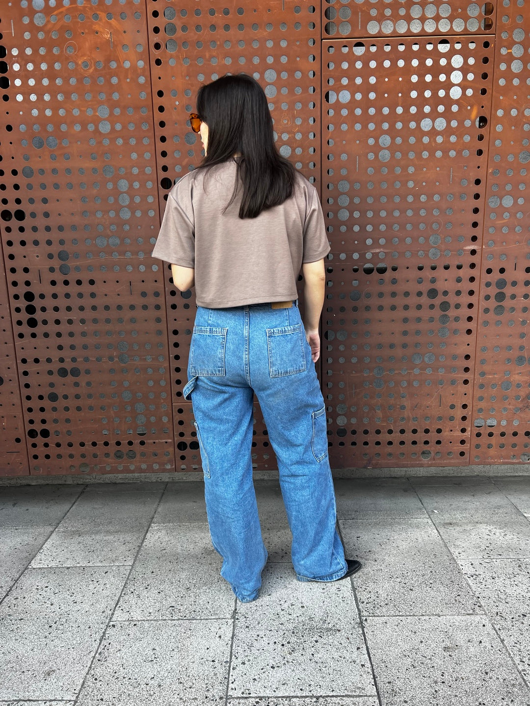 Polera Crop Taupe