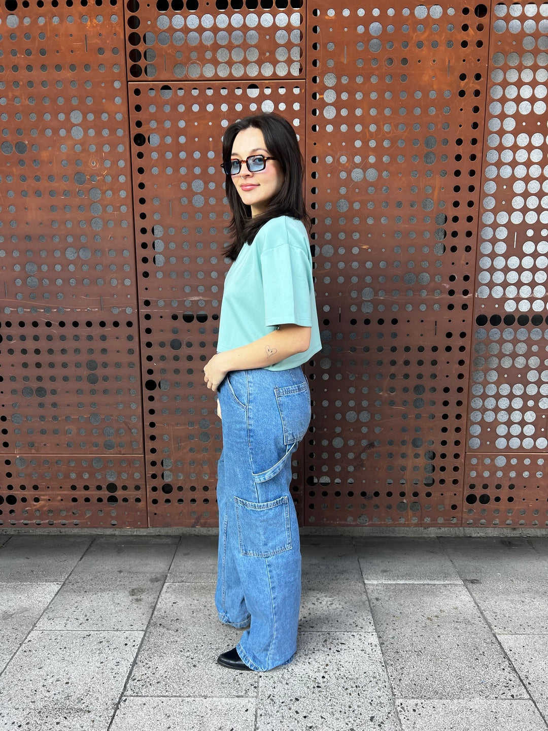 Polera Crop Menta