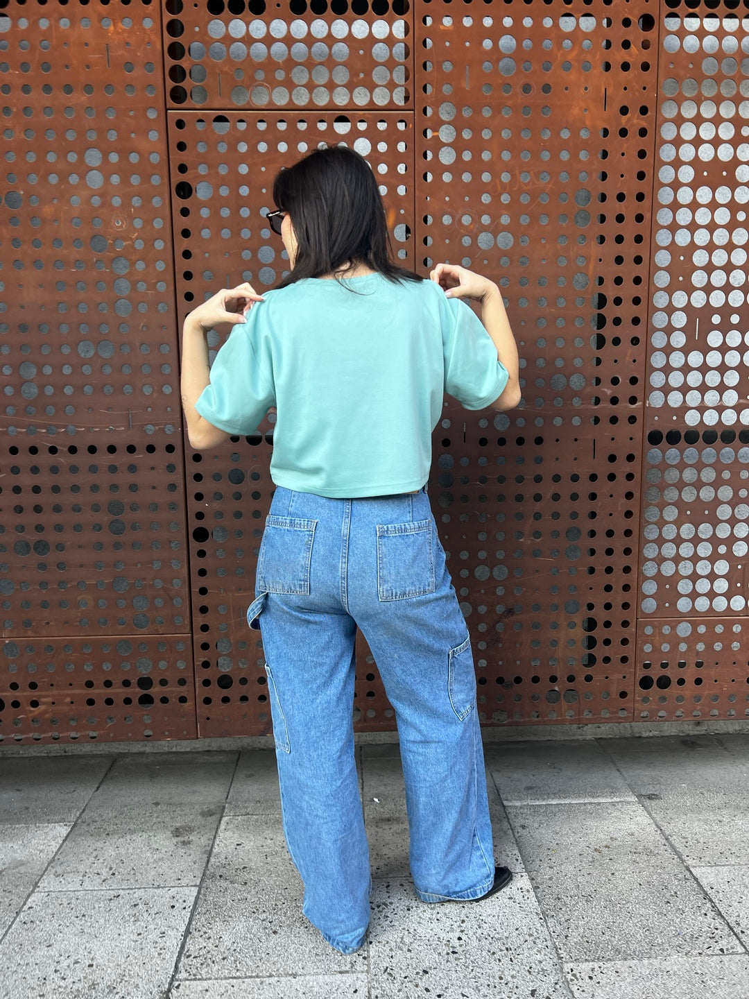 Polera Crop Menta