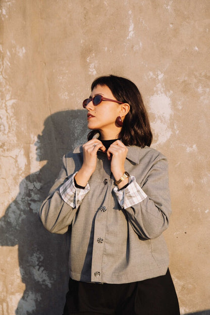 Chaqueta Laura Gris