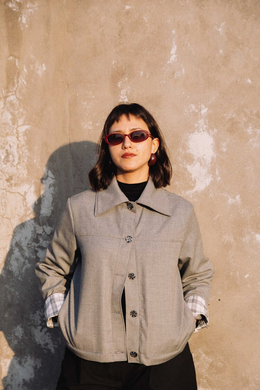 Chaqueta Laura Gris