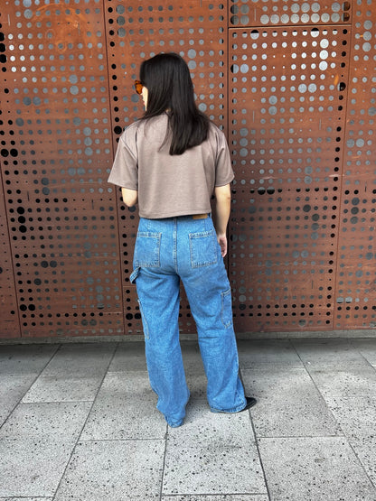 Polera Crop Taupe