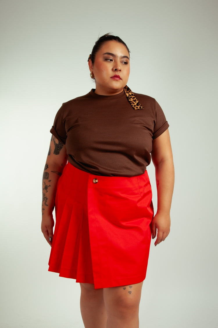 Polera Básica por Esencia Café
