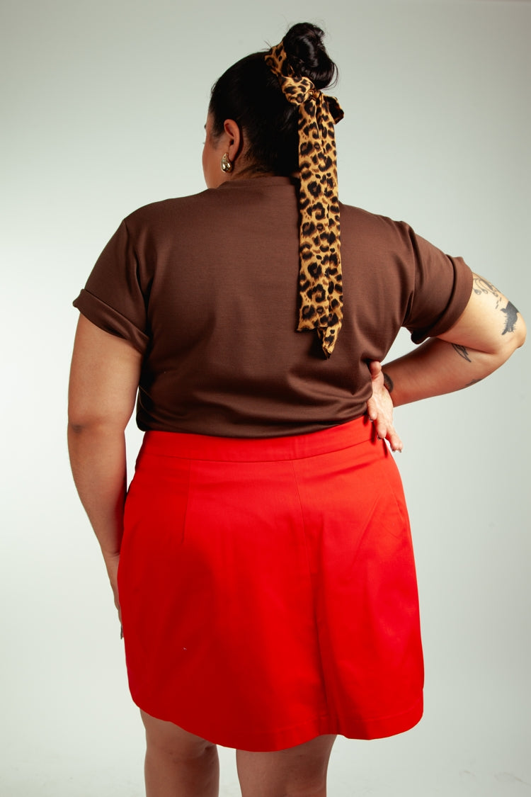 Polera Básica por Esencia Café